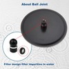 Midanya Round Rainfall Shower Head High Pressure Stainless Steel Waterfall