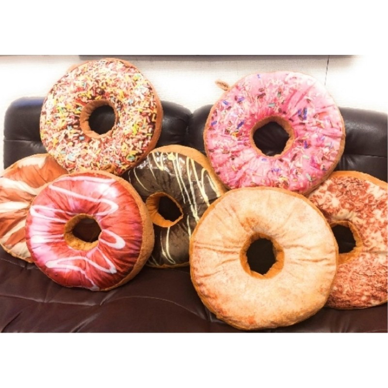 King's Arm Real Donut Cushion, Donut Pattern, Donut Goods, Donut