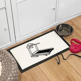 'Treadmill Exercise' Pet Feeding Mat (PM00021682)