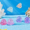 YARNOW 24pcs Miniature Octopus Figurine Luminous Tiny Octopus Mini Resin