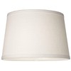 Set of 2 White Small Hardback Drum Lamp Shades 10"