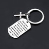 Gzrlyf Bible Verse Keychain John 14:27 Peace I Leave with