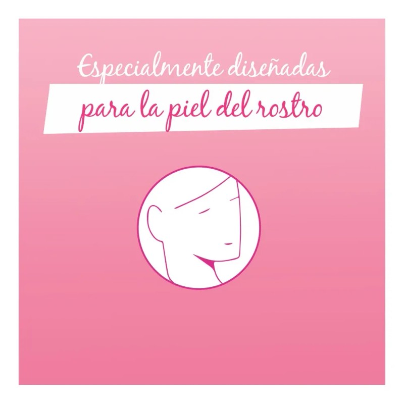 Pack x12 Bandas De Cera Depilatoria Facial Sensible Veet