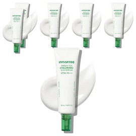Innisfree Green Tea Hyaluronic Acid Moisture Sun Serum SPF50+ PA++++, 50ml, 6 pcs / 이니스프리 그린티 히알루론산 수분 선세럼 SPF50+ PA++++, 50ml, 6개