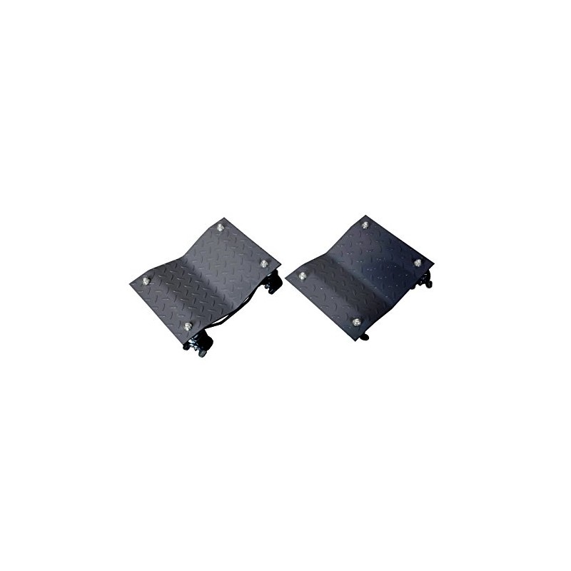 WEN 73017T 3000-Pound Capacity Vehicle Dollies with Brakes, Two Pack