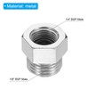 PATIKIL 1/8 to 1/4 Air Brush Hose Adapter 3 PCS