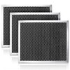 Cenipar 97007696 Charcoal Odour Filter for Range vent hood (8 3/4" X 10 1/2" X 3/8")-3 Pack