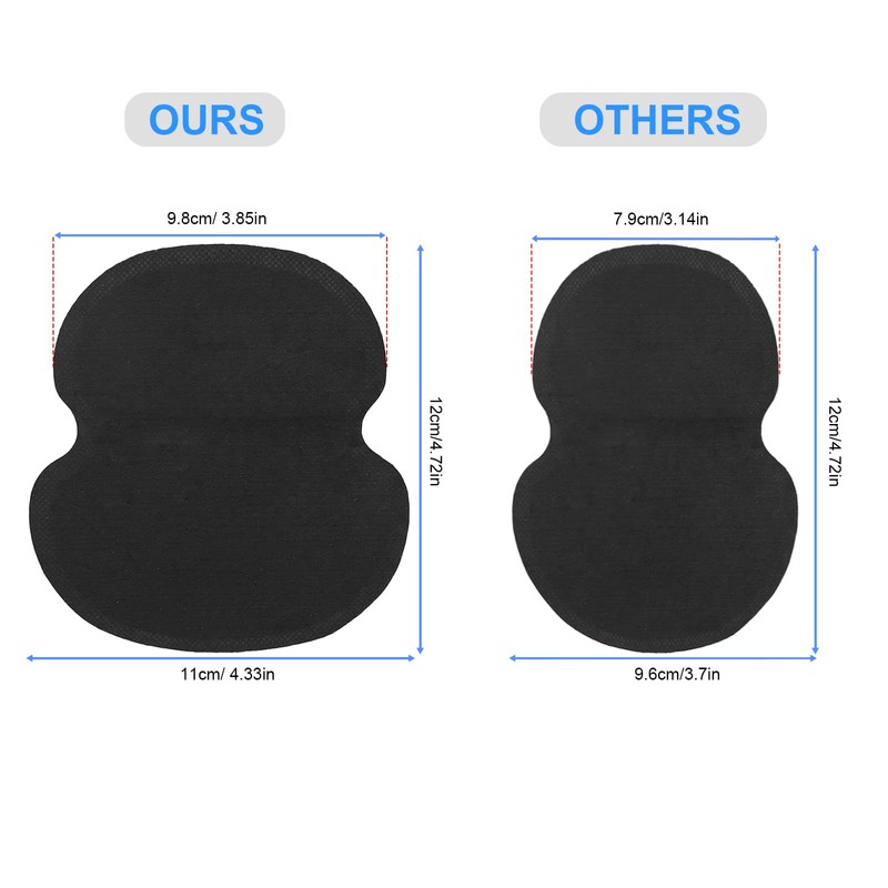 Large Underarm Sweat Pads for Women and Men Fight Hyperhidrosis