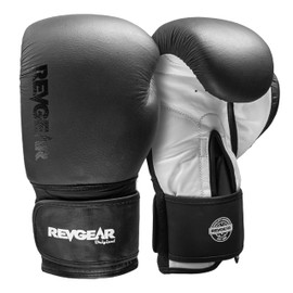 Revgear 10500 Pro Guantes de Entrenamiento de Piel, Negro, 12 0z
