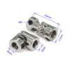 Yeebyee 6mm to 6mm Rotatable Universal Steering Joint Shaft Coupling