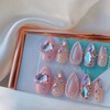 MunNail Pink Heart Nail Tips - Square / MunNail 핑크하트