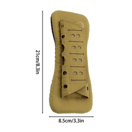 MiOYOOW Tactical Vest Shoulder Pads, Breathable Shoulder Strap Pads, Non-Slip Comfort Cushion Pads, Replacement Part Shoulder Pads for Travel Bag, Backpack, Laptop