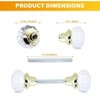 Tuff Stuff Tools Mortise Lock Crystal Glass Door Knob Replacement