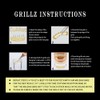 JINAO Gold Grillz for Men 18K Gold Plated 8 Top