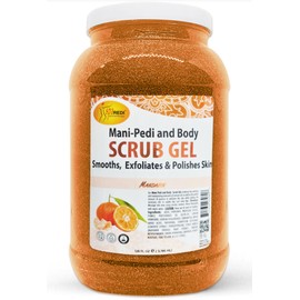 SPA REDI MANI PEDI  & BODY EXFOLIATING SCRUB GEL MANDARIN 1 GALLON
