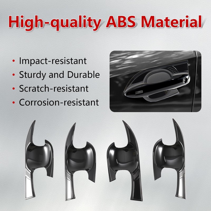 Exterior Door Handle Bowl Covers Compatible with Toyota Camry LE