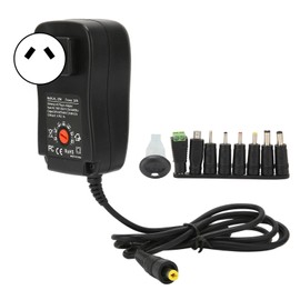 Multifunctional 30W Universal Power Adapter with USB Port Voltage Adjustable Power Adapter 100‑240VAU Plug