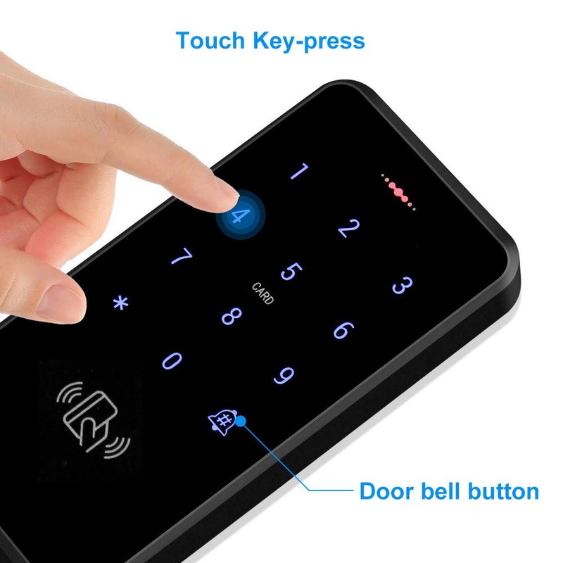 HFeng Outdoor IP68 Waterproof RFID Keypad Touch Access Control System