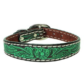 Weaver Pet Carved Flower Dog Collar