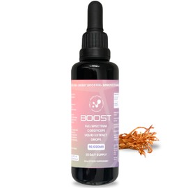 Cell Evolution Cordyceps Full Spectrum Liquid Mushroom Drops Supplement, Super Strength 90,000mg (15:1), Energy Booster & Improves Performance, Natural & Suitable for Vegans & Vegetarians