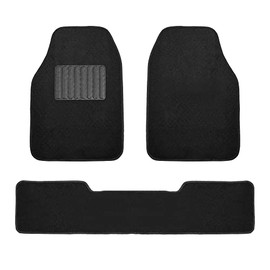 FH Group Tapete de Piso con Almohadilla para talón, Negro                                                                                             