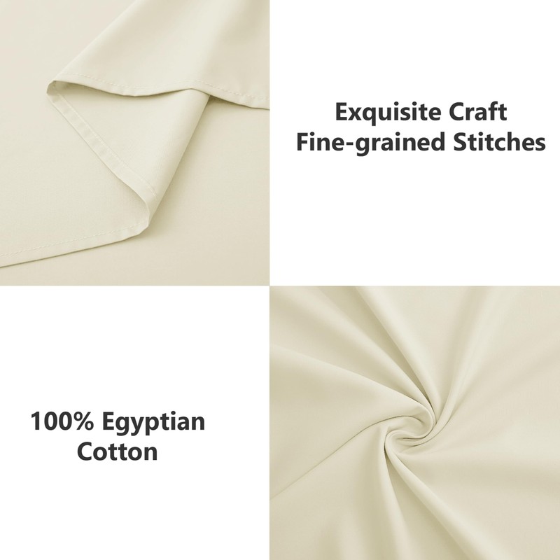 My Home Store Premium Soft Flat Sheet 100% Egyptian Cotton