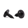 #8 x 1/2" Wood Screw 100Pcs Alloy Steel Standard Thread
