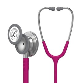 3M Littmann Estetoscopio Classic III, Manguera Color Frambuesa, Acabado Standard, 69 cm (Modelo 5648)