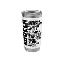 Spanish Grandma Abuelita Cute Abuela Mother's Day Stainless Steel Insulated Tumbler