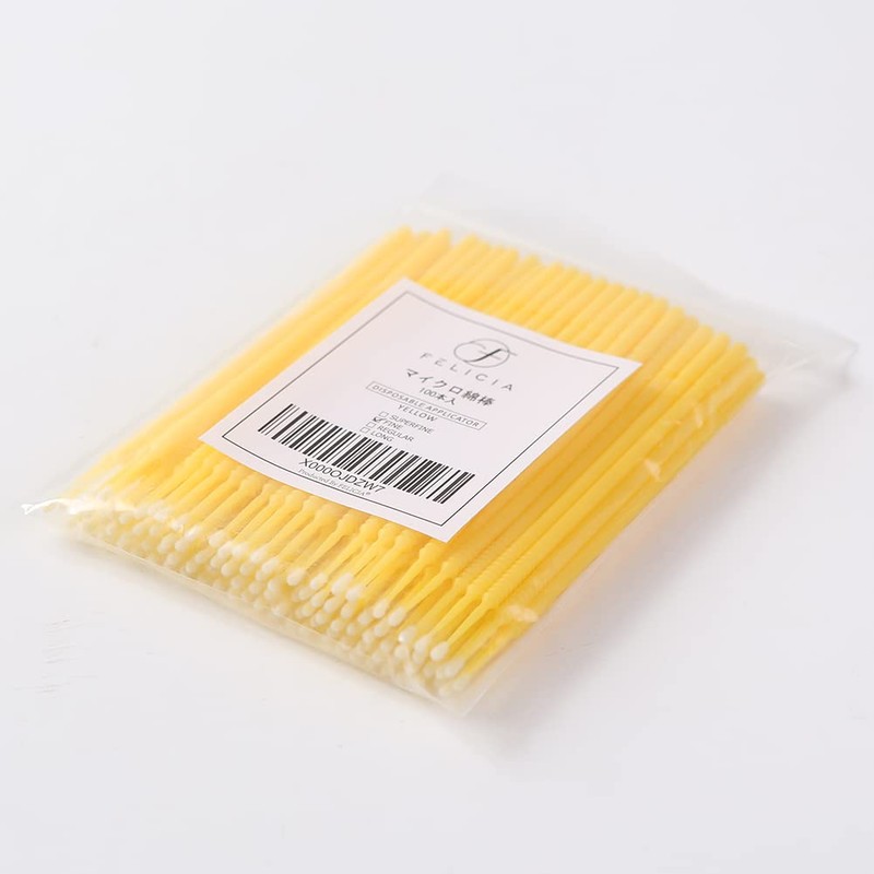 PLATINA LASH Micro Cotton Swabs, 100 Pieces, Micro Brush, Eyelash
