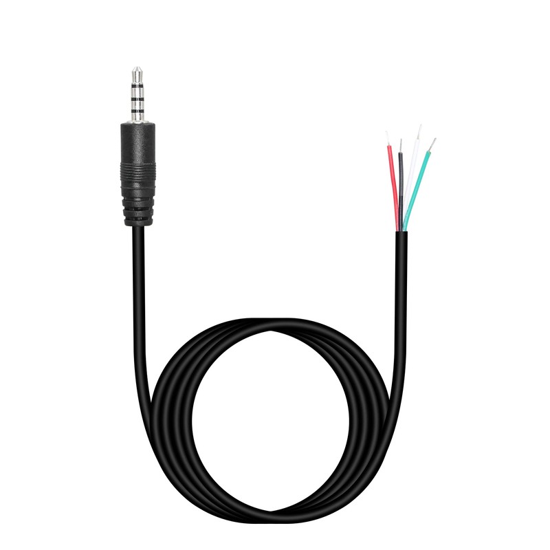 RIIEYOCA Replacement 3.5mm Male Plug to Bare Wire Open End