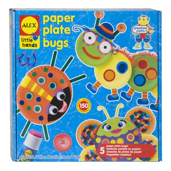 Alex Little Hands Paper Plate Bugs Kids Toddler Art and Craft Activity