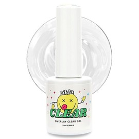 tilda polish overlay clear gel nail, 1 piece, 10ml / tilda 폴리쉬 오버레이 클리어젤 네일, 1개, 10ml
