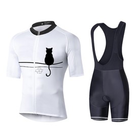 UGLY FROG Cycling Jerseys Men Suit Short Sleeves 20D Padded Bib Shorts Mens Summer Bicycle Bike Sportwear