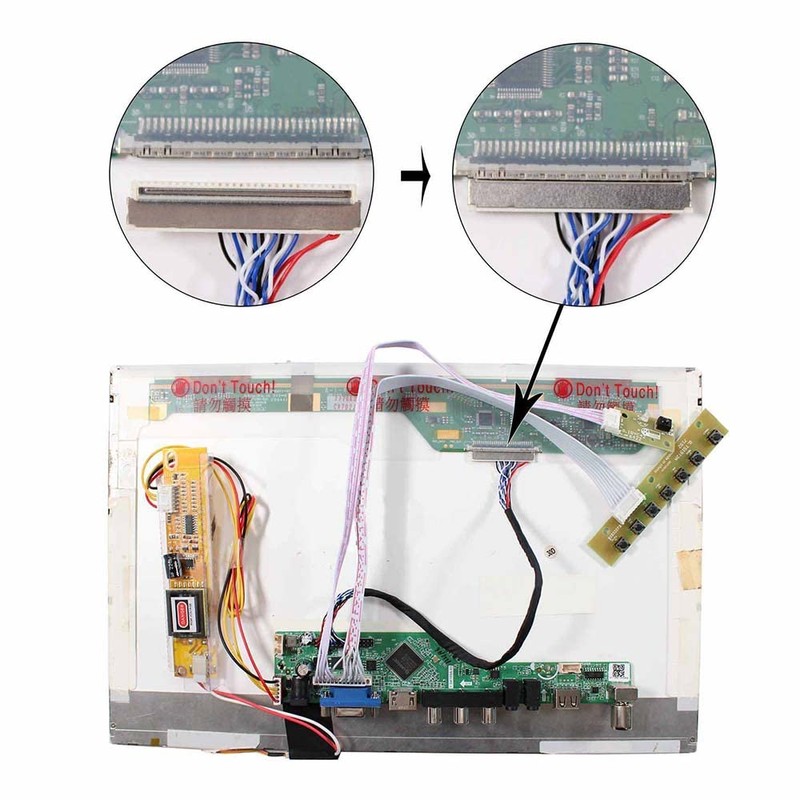 TV PC HDMI CVBS RF USB Audio LCD Controller Board
