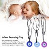 3pcs Silicone Infant Teething Toy Home Bedroom Portable Funny Soft
