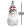 com-four® 6 x Premium Christmas Gnome 15 cm - Christmas