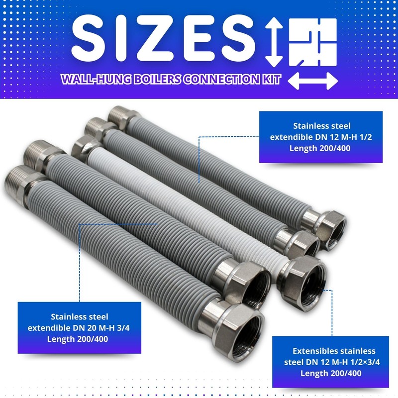DOJA Barcelona | Flexible Boiler Kit | Boiler Installation Kit