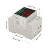 Jeffergarden Electric Meter Monitor AC 80-300V 0-100A Digital Power Meter