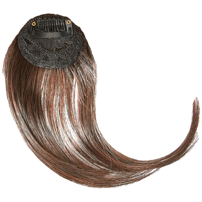 Copete Postizo Sintetico Con Clip Peluca Fleco Invisible Flequillo Falso