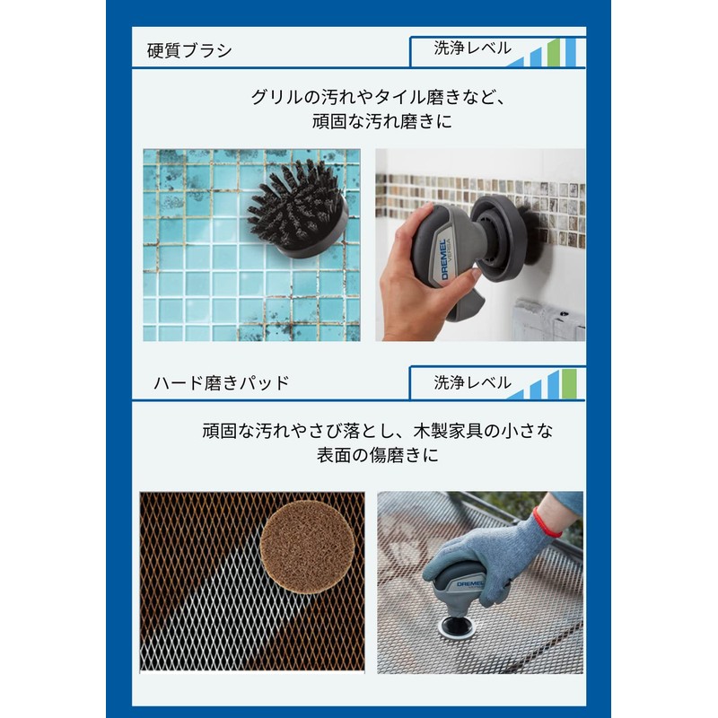 Dremel PC10-01 Versa Cordless Cleaning Rotary Brush
