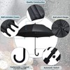 Fabbay 6 Pcs Umbrella Wedding Style Stick Umbrellas Large Windproof
