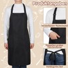 Livdouyu Chef's Hat and Apron Set, Adjustable High Cooking Apron,
