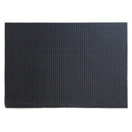 Shoe Repair, Leather Shoes, Soles, Repair Supplies, Flat Rubber, Rubber Soles, Easy Repair, Black, Sheet 13.4 x 9.1 inches (34 x 23 cm) (Wave)