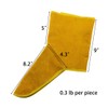 VIDAYA Leather Welding Spats, Welder Shoe Protectors (Short 9", 1