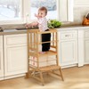 COSYLAND Toddler Standing Tower - Adjustable Height Toddler Kitchen Stool