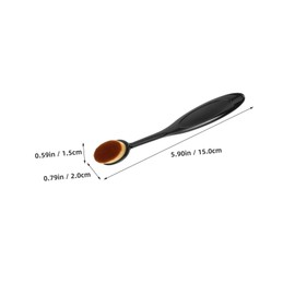 FOMIYES Travel Makeup Brush for Foundation Blush Highlighter Dense Bristles for Even Coverage Versatile Tool for Loose Powder Products Elegant Design for Easy Application