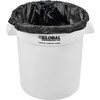 Global Industrial 10 Gallon Plastic Trash Container, Garbage Can -