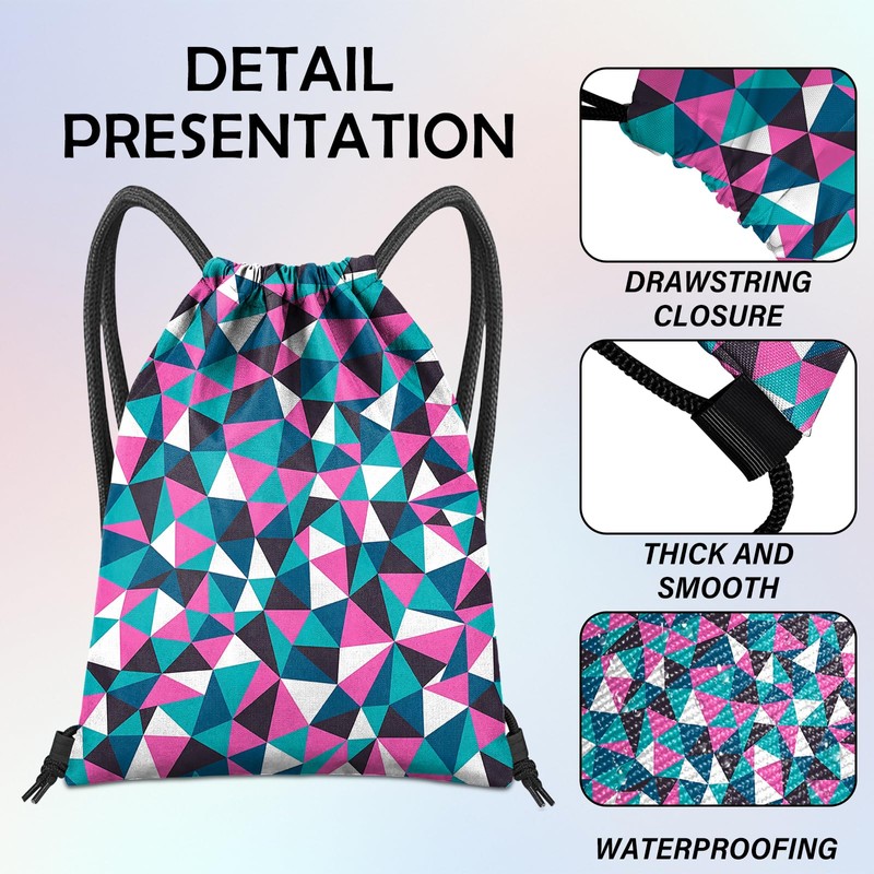 BHAHB Drawstring Backpack for String Bag Waterproof Cute Sports Beach