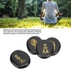 4Pcs Reiki Symbols Stones Smoother Surfaces Engraved Reiki Stones for